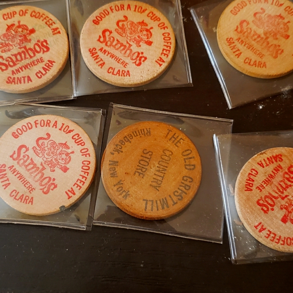 Old restaurant  wooden  Nickel